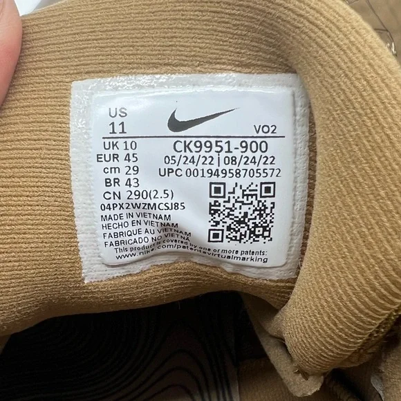 NIKE React SFB Carbon Trail Coyote Brown Beige Mid Boots Men's CK9951-900 - Picture 16 of 16